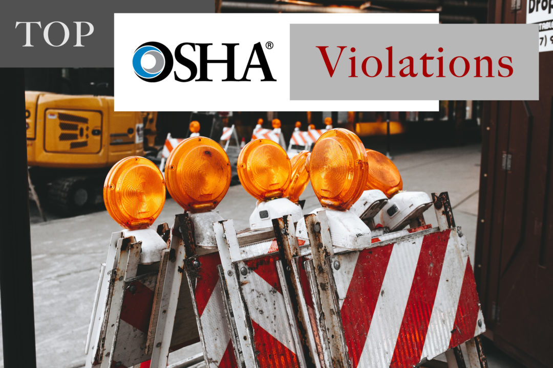 Top Osha Violations Tritech Safety Training